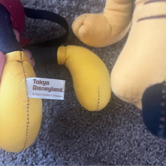 TOKYO DISNEYLAND VINTAGE SET OF PLUSH MICKEY MOUSE MINNIE DONALD DUCK GOOFY PLUT - Picture 13 of 14